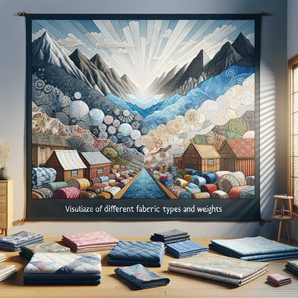 How Do Fabric Types And Weights Affect A Quilt?